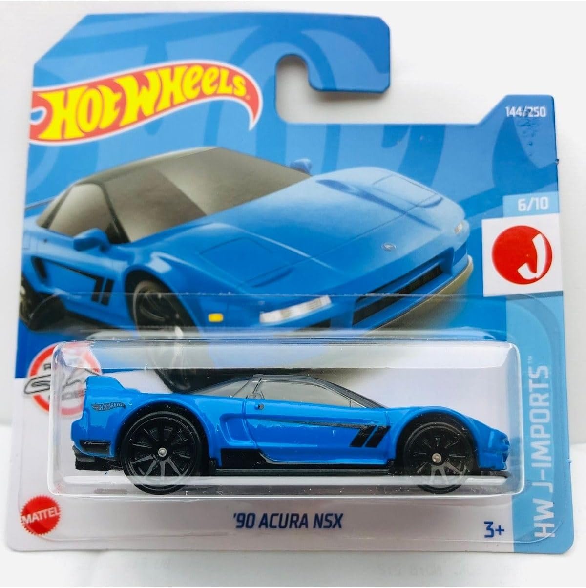 90 Acura Nsx Mavi 1:64 Ölçek Hotwheels Marka 6/10, Oyuncak Araba