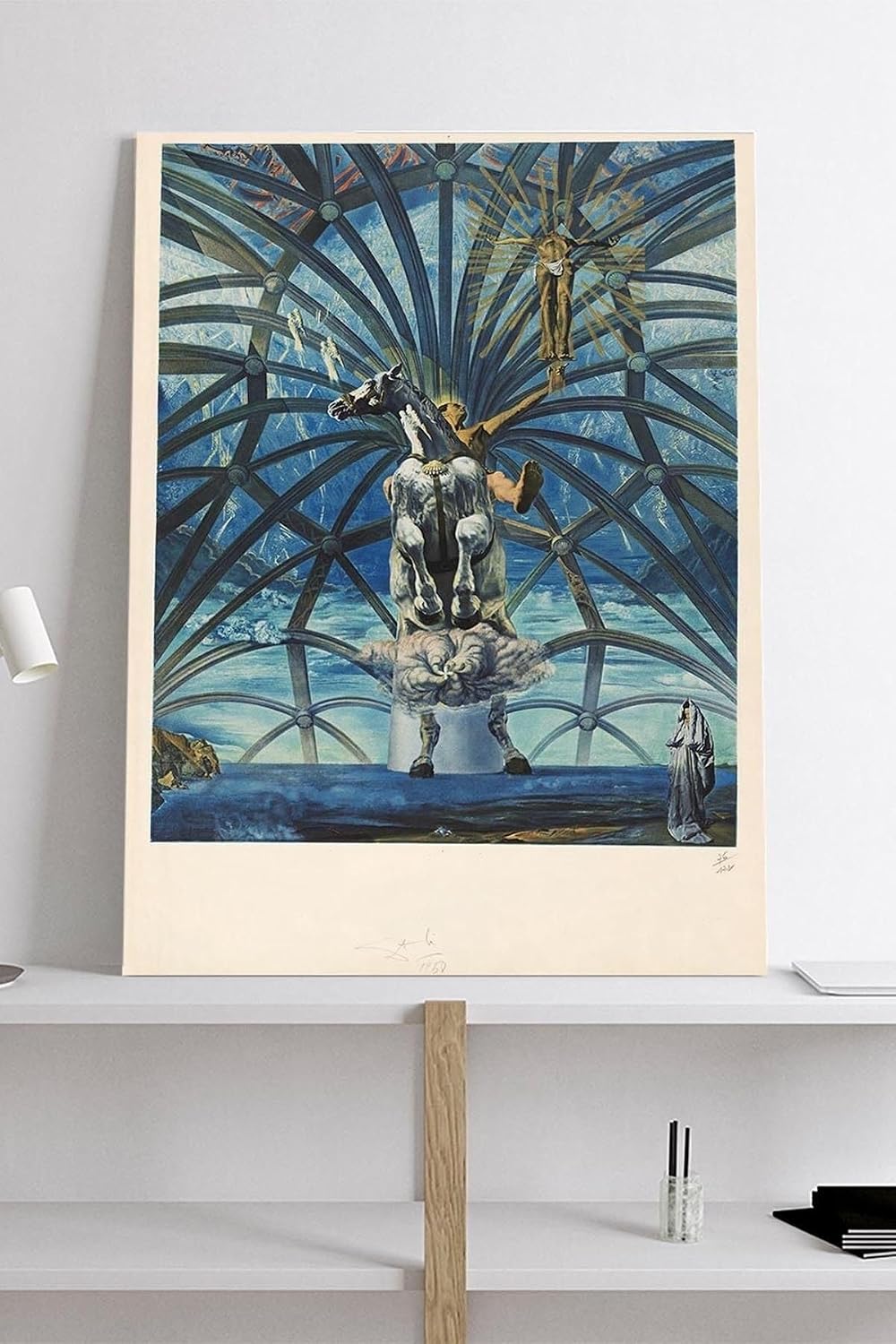 Postermanya (pster18996) Santiago El Grande - Salvador Dali Sanatsal Kanvas Tablo 40 x 60