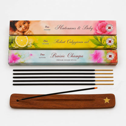 İthal 60 Adet 3x20 Uzun Süre Kalıcı Yoga-Plates-Meditasyon Aroma Terapi Kömürsüz-Kimyasalsız Doğal Çubuk Tüstü Seti Ahşap Tütsülük Hediyeli Karışık Aroma Box (3)