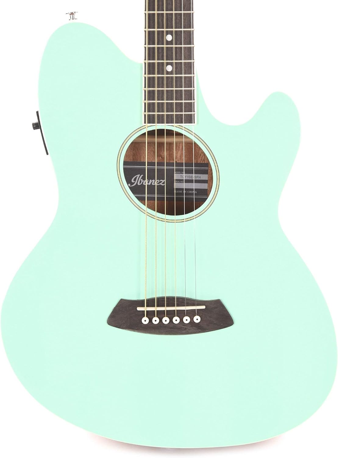 Ibanez Talman TCY10E Akustik-elektro Gitar - Deniz Köpüğü Yeşil