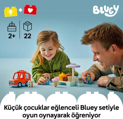 LEGO DUPLO Bluey ile Dondurma Gezisi 10458
