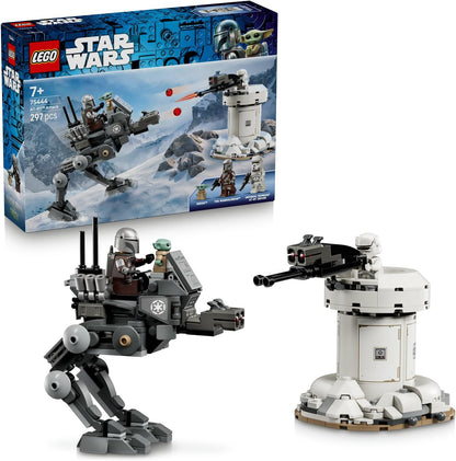 : Mandalorian ve AT-RT Saldırısı 75444-7 Yaş ve Üzeri Çocuklar için Mandalorian Minifigürü ile Figürü İçeren Yaratıcı Oyuncak Yapım Seti, Hediye Fikri (297 Parça)