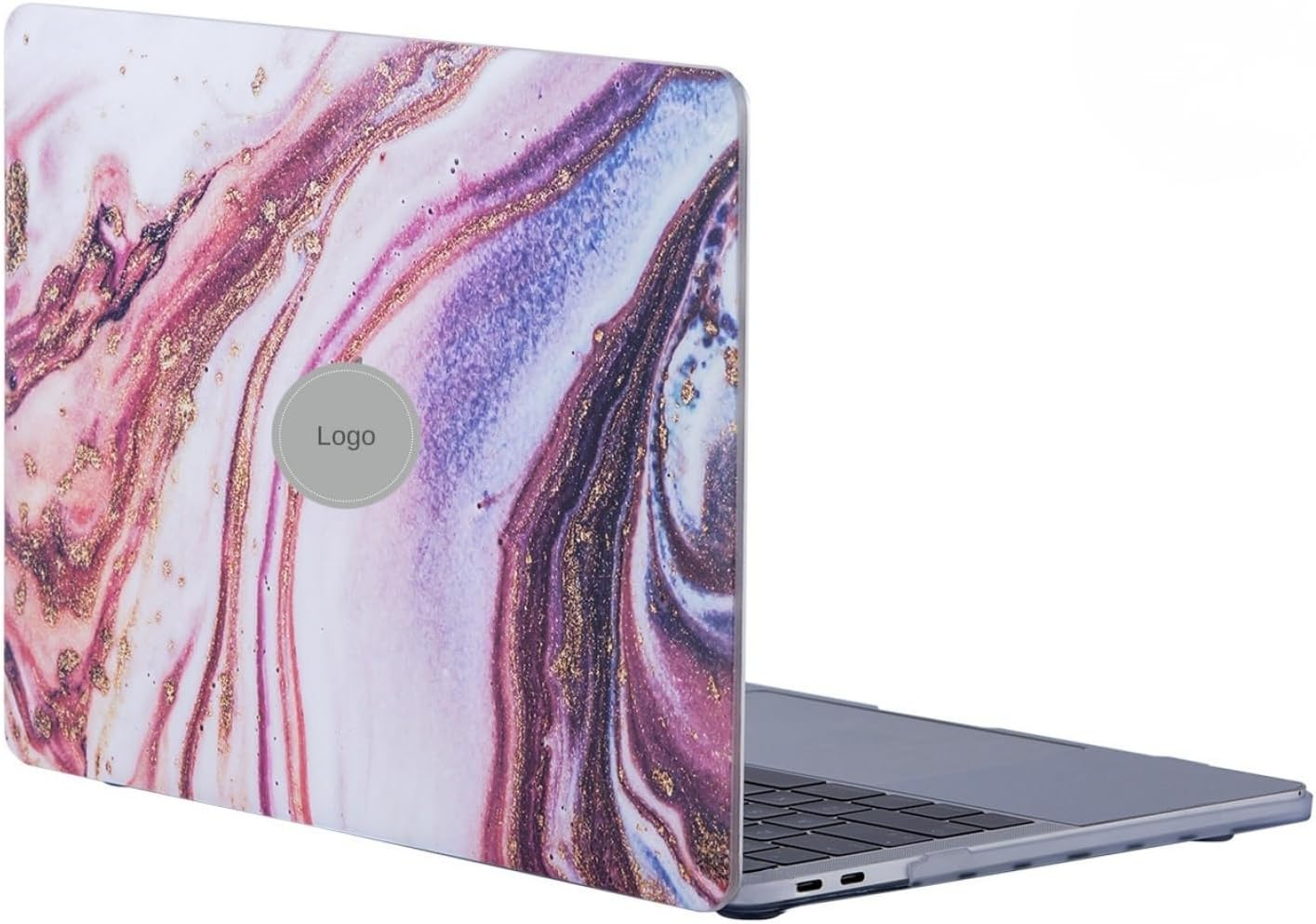 MacBook Air Kılıf 13 inç A1369 A1466 ile Uyumlu 2010-2017 Eski USB Model | Sert Yüksek Kalite Mermer Glitter Desenli Hard Case | İnce Hafif Çizilmeye ve Darbeye Dayanıklı Laptop Kılıf Karışık