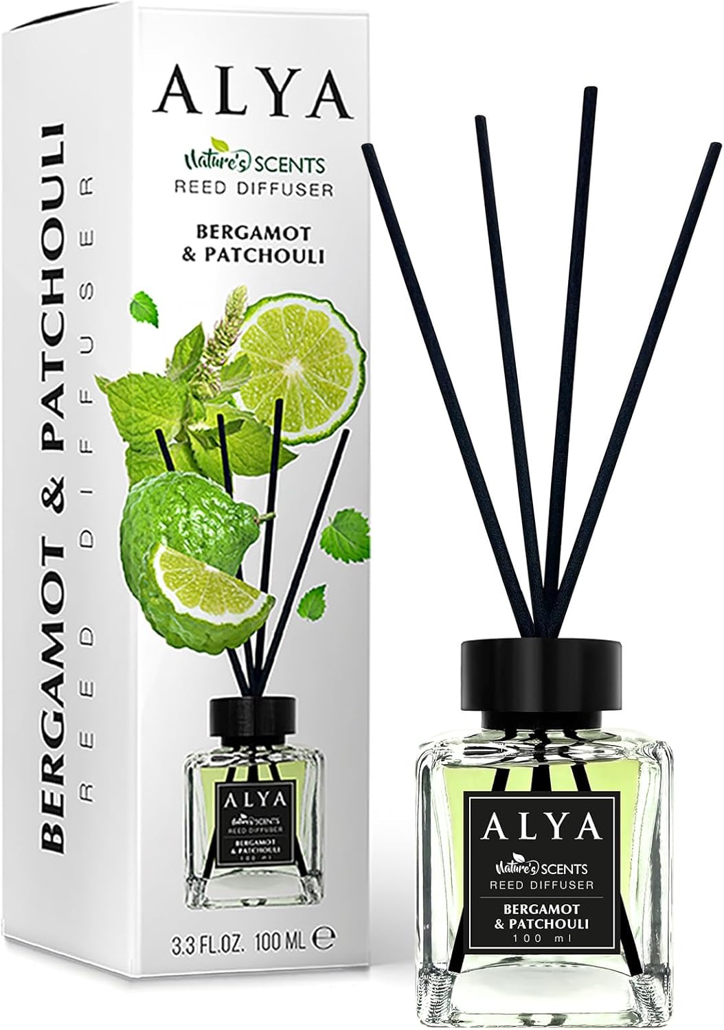 Bergamot & Patchouli Bambu Çubuklu Oda Kokusu - Bergamot & Paçuli Kokusu