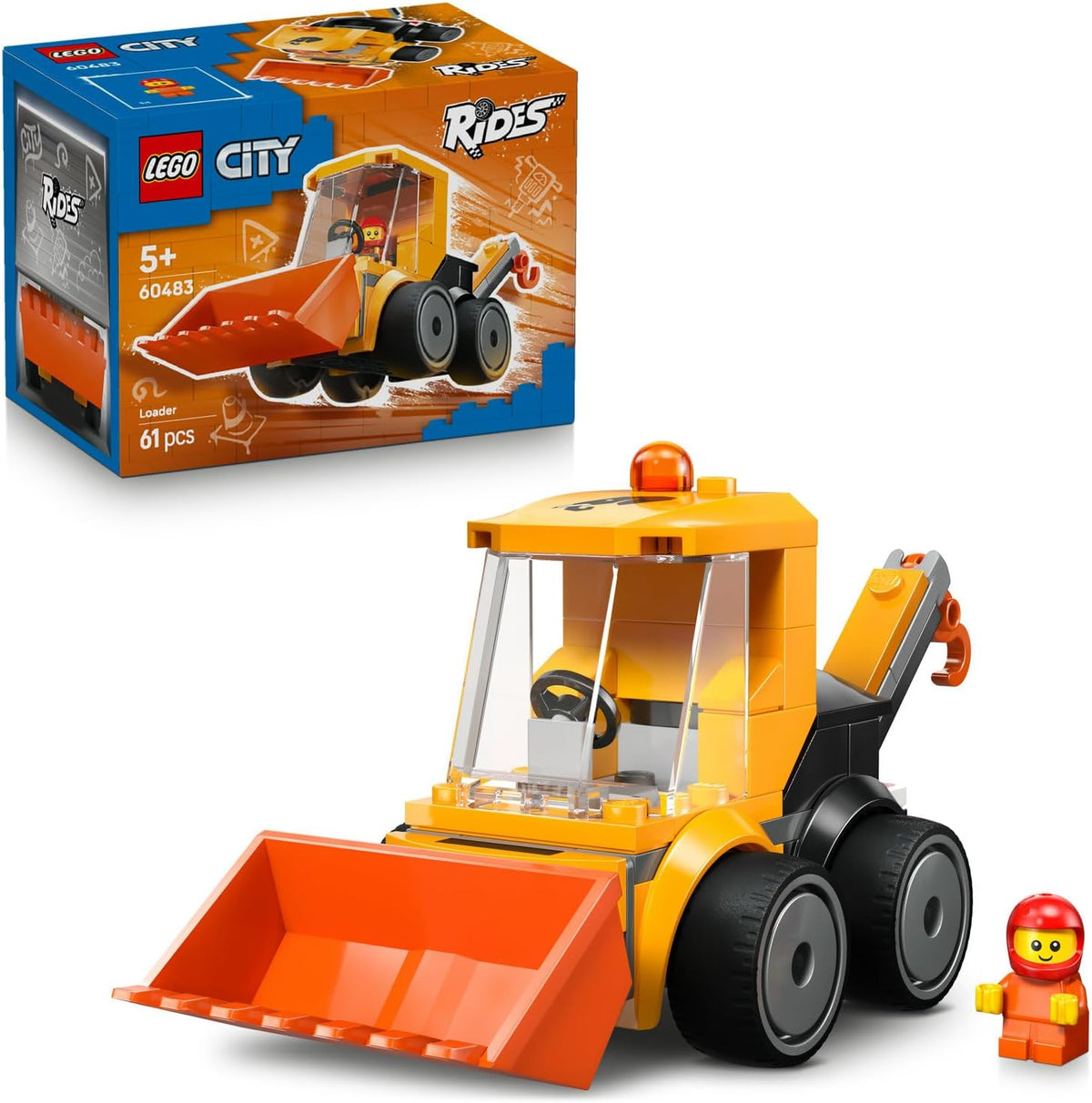 LEGO City Araçlar - İnşaat Yükleyicisi 60483