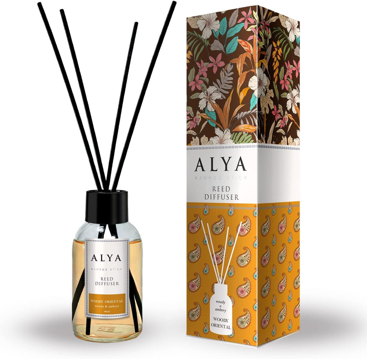 Alya Woody Oriental Bambu Çubuklu Oda Kokusu 100 ml