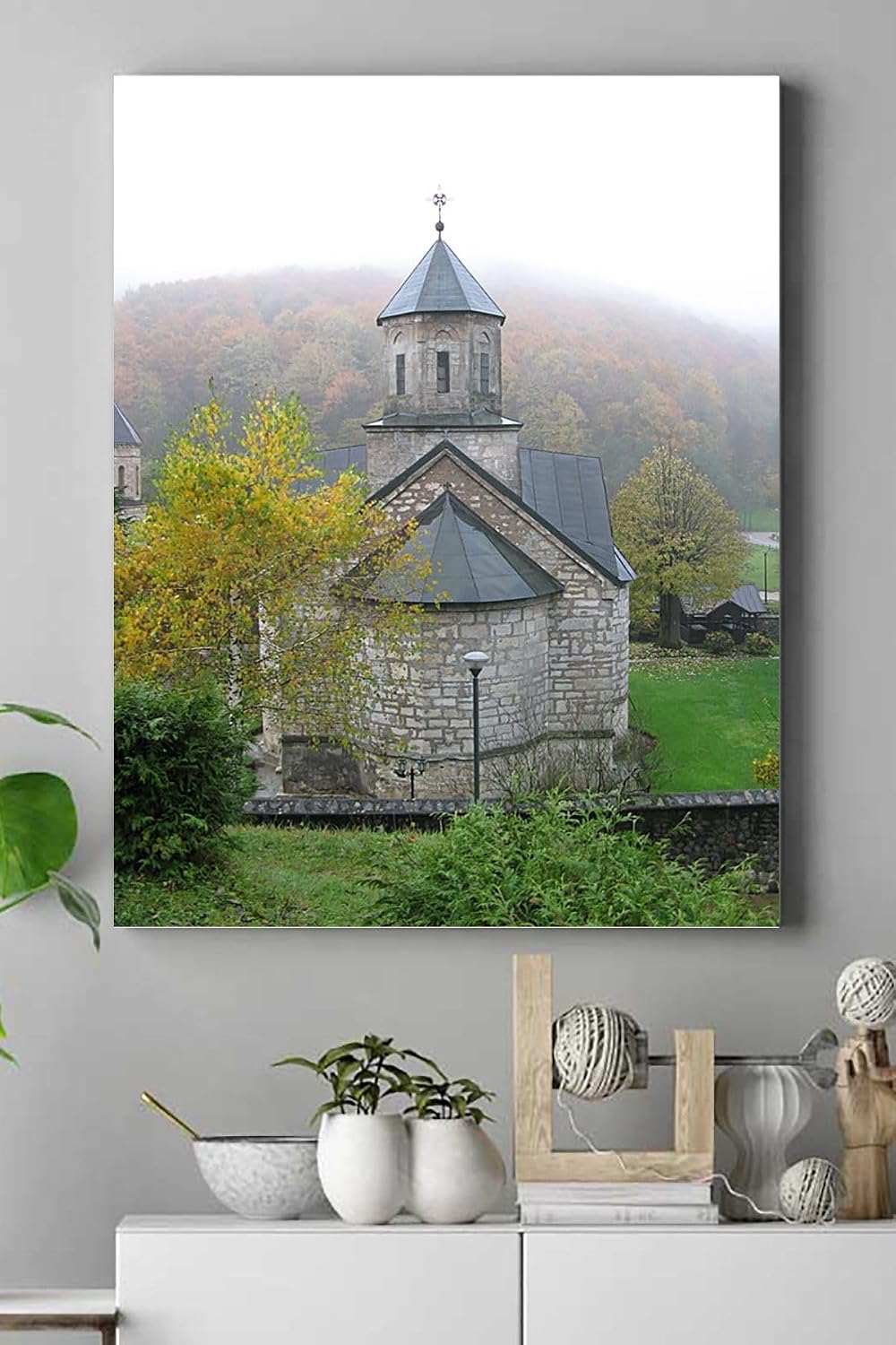 Postermanya (pster16892) Manastır Kutsal Mekan Kanvas Tablo 2 40 x 60
