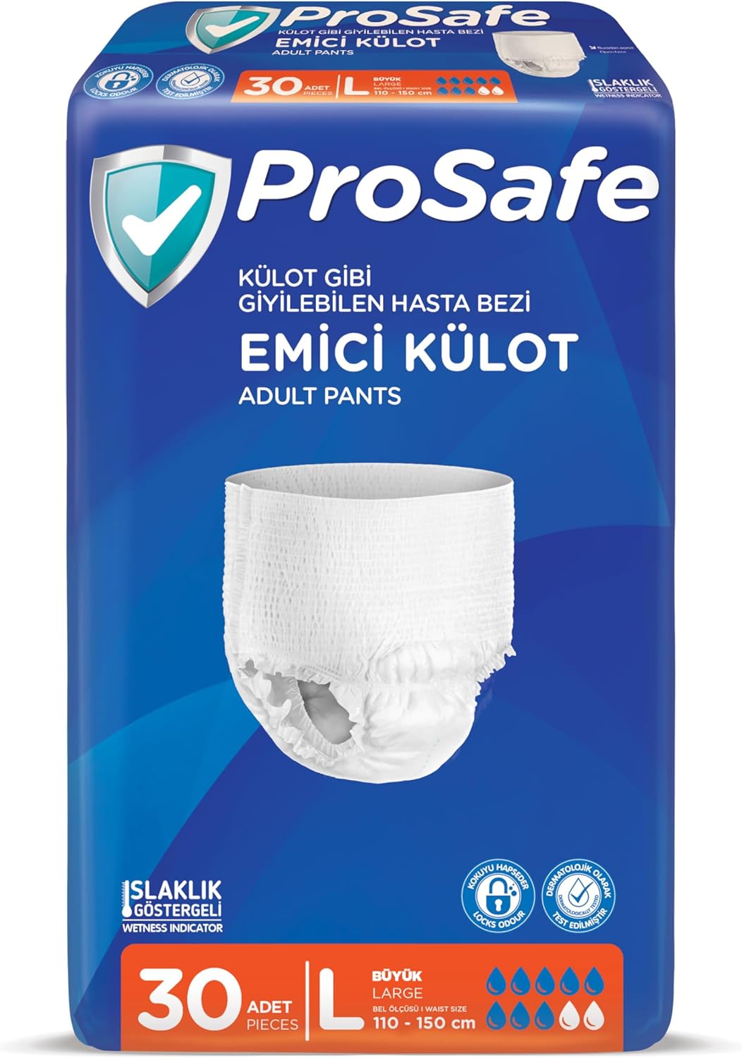 Prosafe Emici Külot Büyük (L) 30 Adet