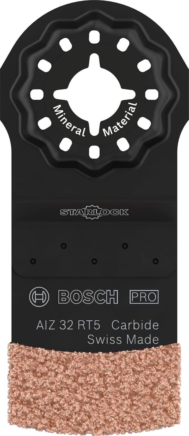 1x PRO AIZ 32 RT5 Daldırmalı Kesim Testere Bıçağı (Harç, Gözenekli Beton, Genişlik 32 mm, Professional Aksesuar Çok Fonksiyonlu Makine)
