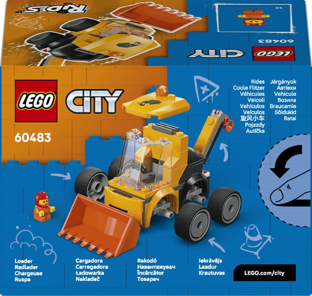 LEGO City Araçlar - İnşaat Yükleyicisi 60483