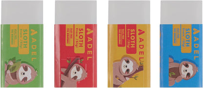 Sloth Silgi, PVC-Free, 30'lu Asorti