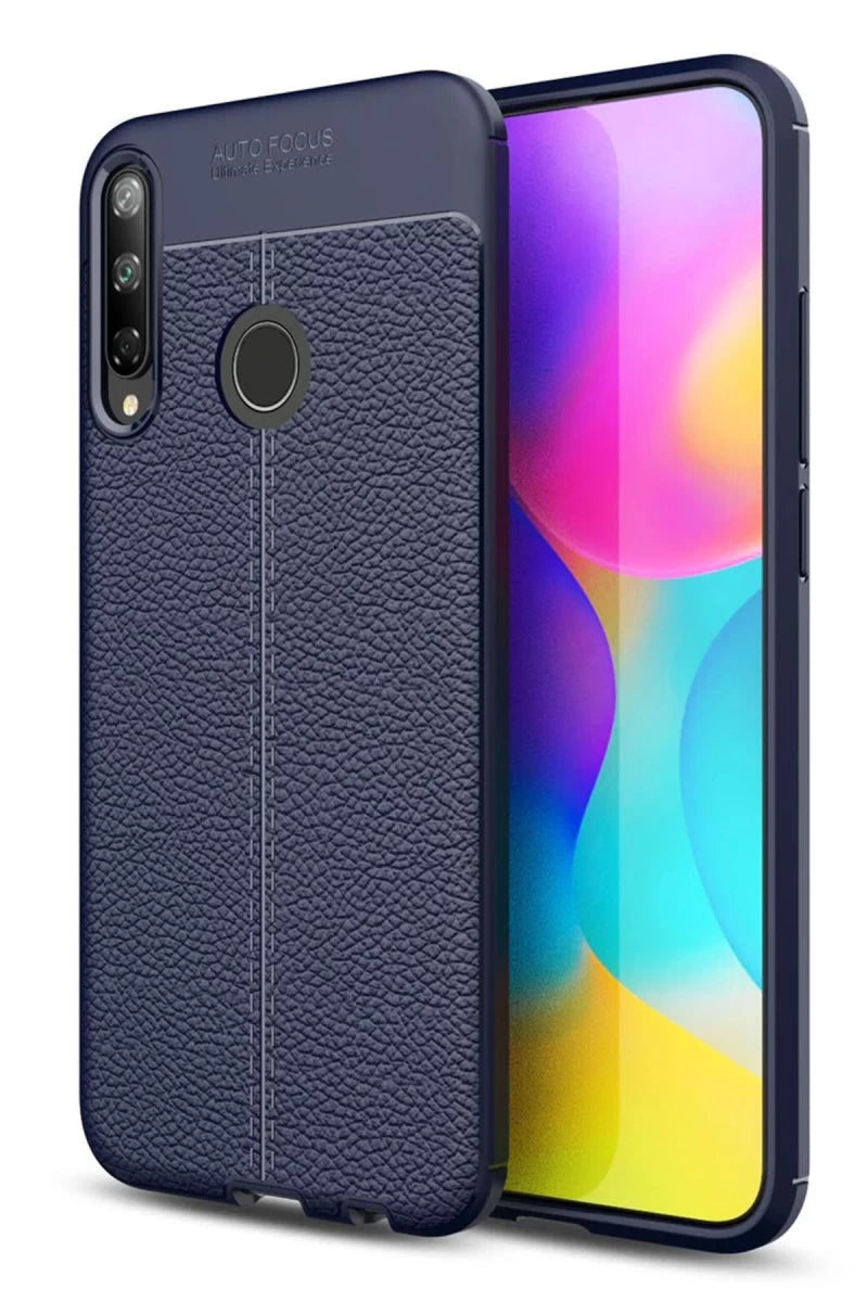 Huawei P40 Lite E Kılıf Auto Focus Kapak - Lacivert