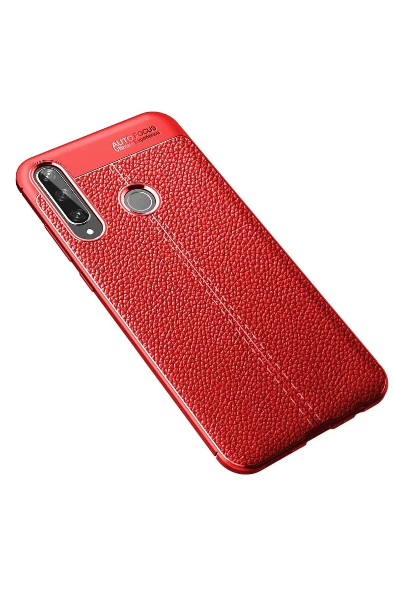Huawei Y6P Kılıf Auto Focus Kapak - Kırmızı
