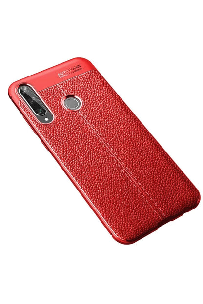 Huawei Y6P Kılıf Auto Focus Kapak - Kırmızı