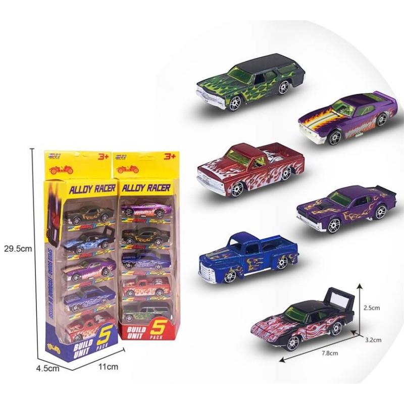 780-513 - ALLOY RACER 5 Lİ ARAÇ SETİ - 1 ADET
