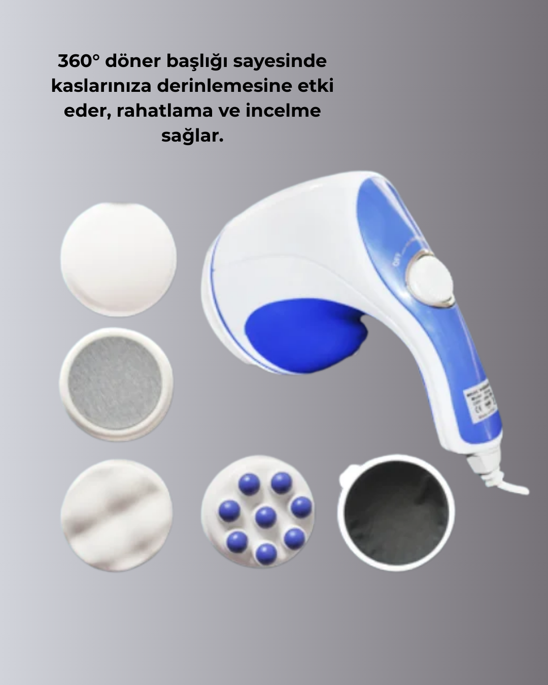Taşınabilir Elektrikli Masaj Cihazı – Selülit ve Yağ Karşıtı