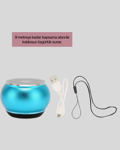 Kablosuz Bluetooth Hoparlör | 2-3 Saat Kesintisiz Müzik Keyfi Yeni Nesil
