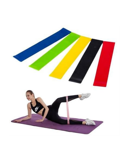 Spor Antrenman Direnç Bandı Esnek Dayanıklı Egzersiz ve Fitness Lastiği