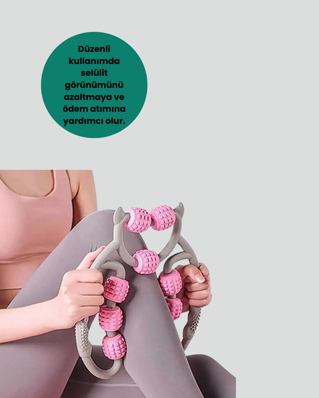 Ergonomik Kas Gevşetici Masaj Halkası Taşınabilir