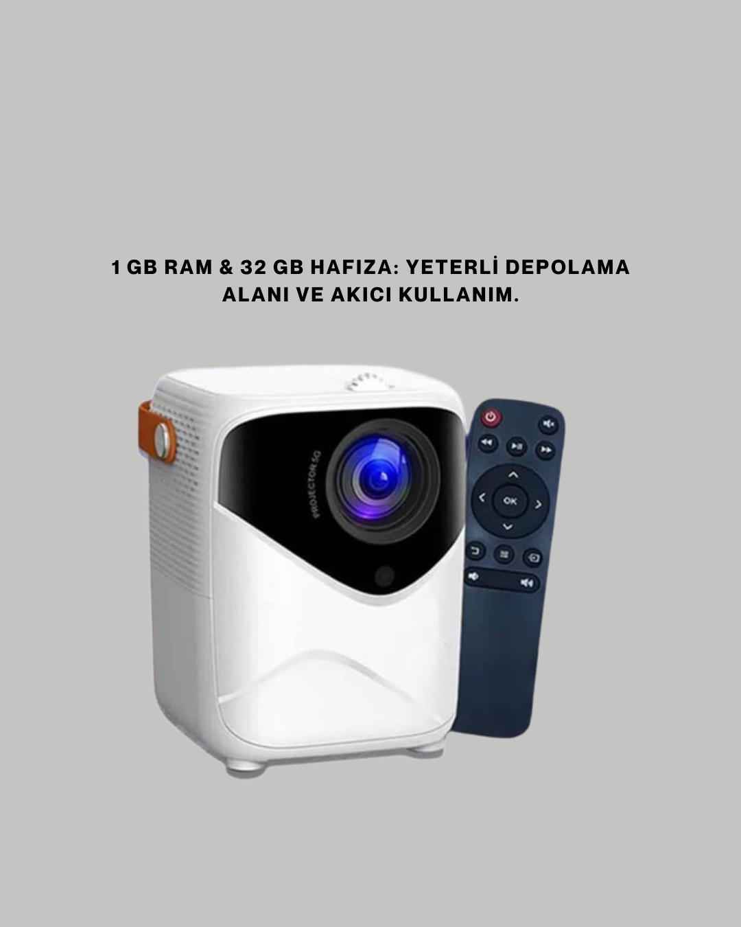 Ultra HD Çözünürlüklü Taşınabilir Projektör – 1920x1080 Piksel Görüntü Kalitesi Yeni Nesil