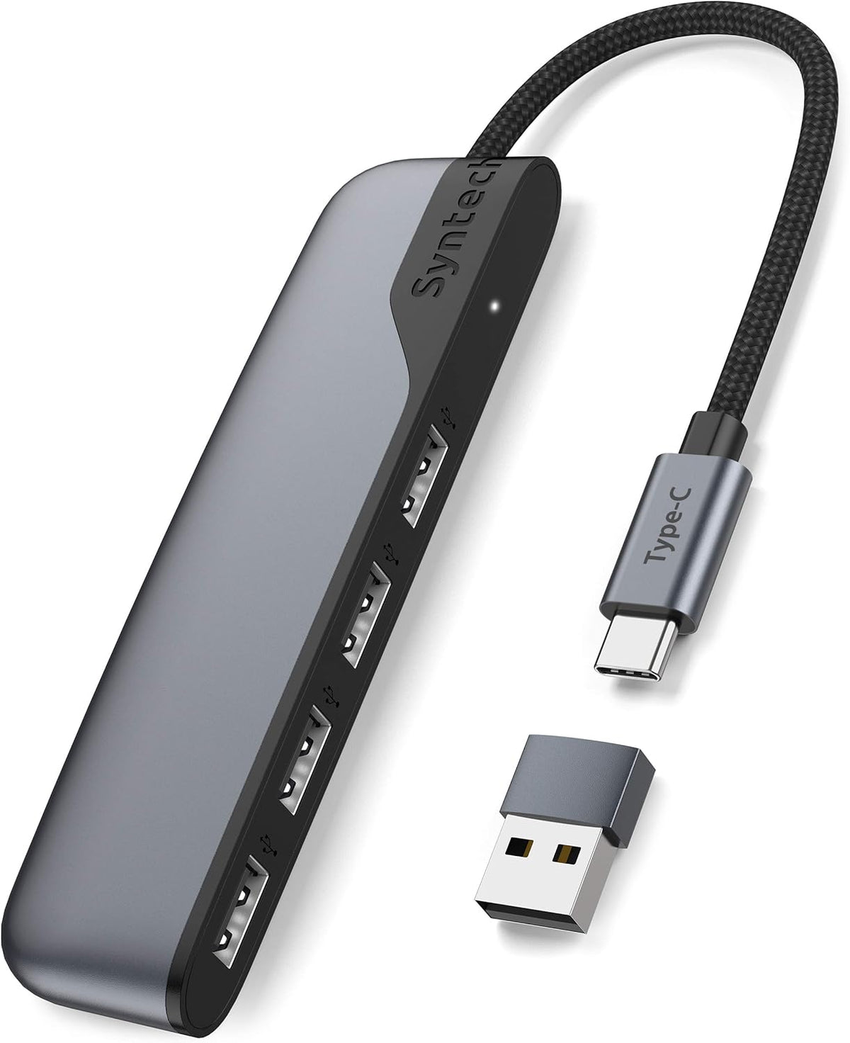 USB C - USB Hub 4 Bağlantı Noktası, Tip C - USB 3.0 Hub, USB C - USB Adaptörü (USB 2.0), Thunderbolt 3 - USB Hub Thunderbolt 4 MacBook Pro, iPad Pro, iMac, Surface ile Uyumlu