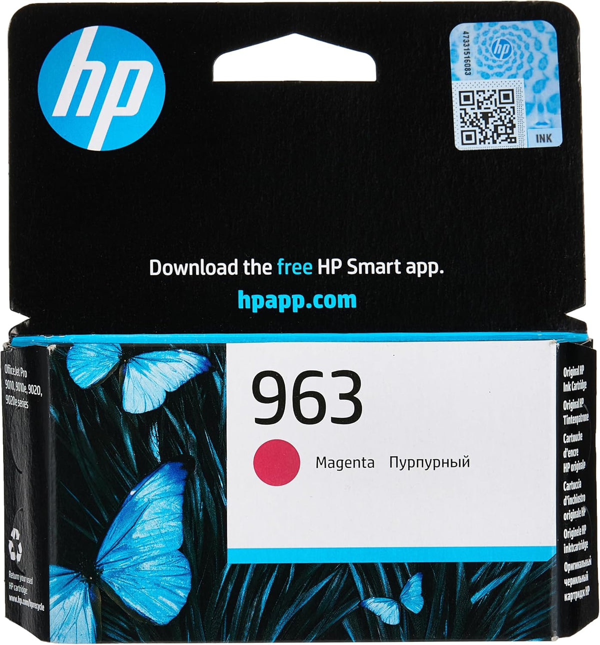 HP 963 Magenta Original Ink Cartridge