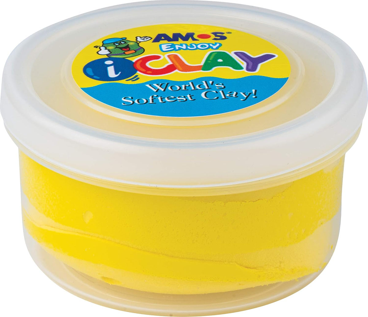 Amos Ic30P6 Proje Hamuru-I Clay 30Gr 6 Li Pet, 6 Renk Karışık, 30 Gram