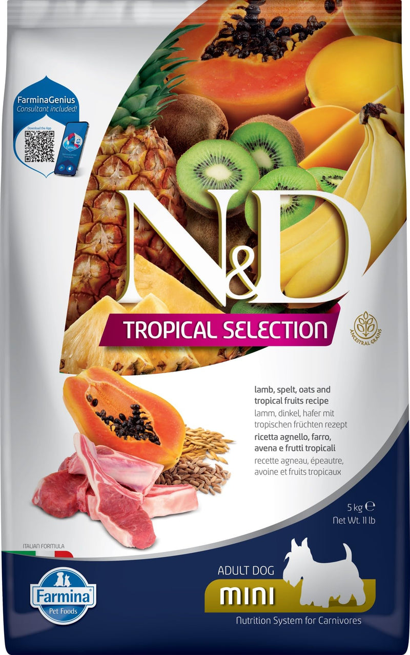 N&D Dog Tropical Selection Lamb Adult Mini 5 Kg Köpek Maması