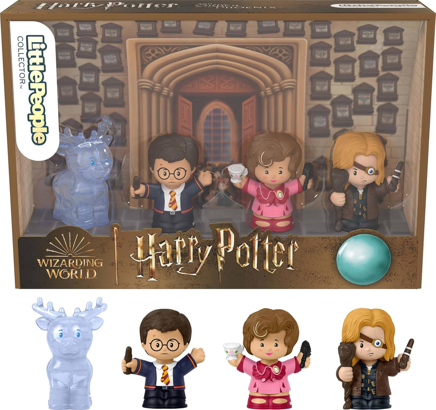 Fisher-Price Little People Collector™ Harry Potter ve Zümrüdüanka Yoldaşlığı™ Little People Collector Harry Potter ve Zümrüdüanka Yoldaşlığı özel seri seti ve 4 figür JDG32