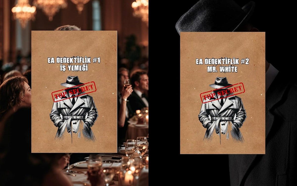 İŞ YEMEĞİNDE VE MR WHİTE DAVASINDA SUİKAST DEDEKTİF OYUNU İKİLİ PAKET