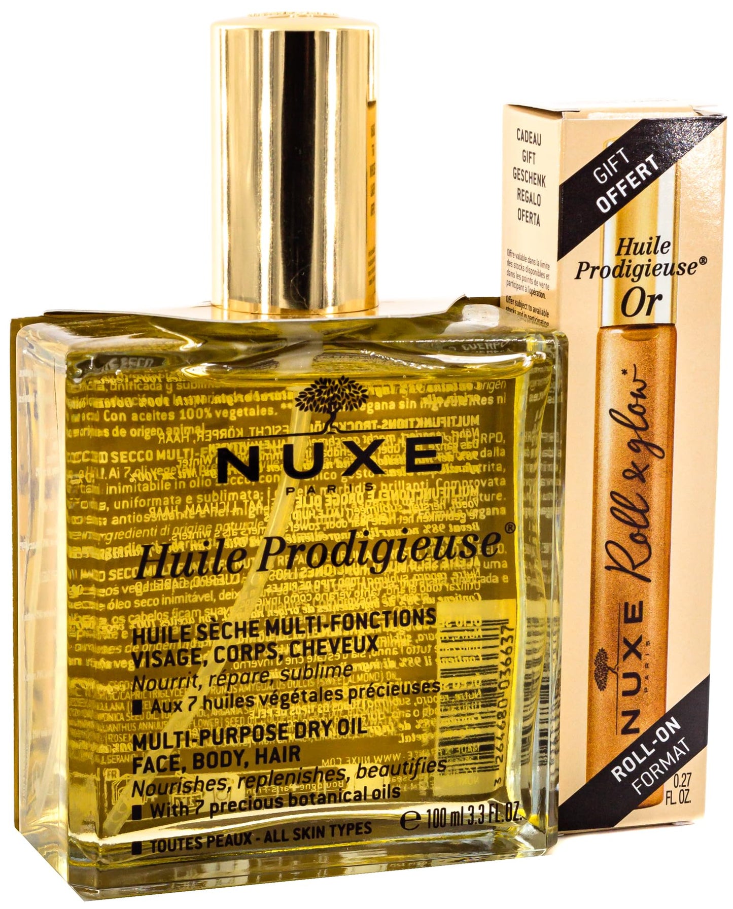 Nuxe Huile Prodigiuse Dry Oil + Roll On