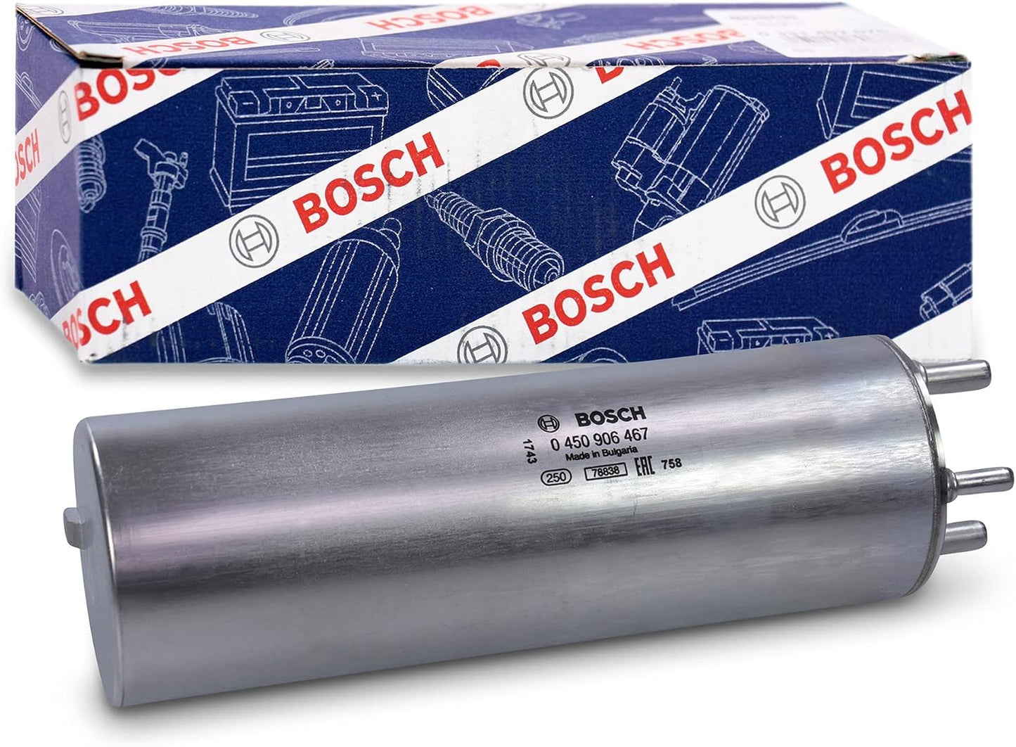 Bosch Yakıt Filtresi Dizel VW Transporter V 1.9/2.0/2.5 Tdi 15, Transporter Vi 2.0 Tdi 15, Touareg 2.5 R5 Tdi 03-10 450906467