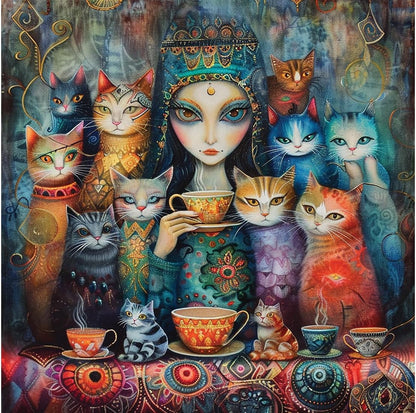 Puzzle - Büyülü Gözler / 1000 Parça Puzzle, #1188