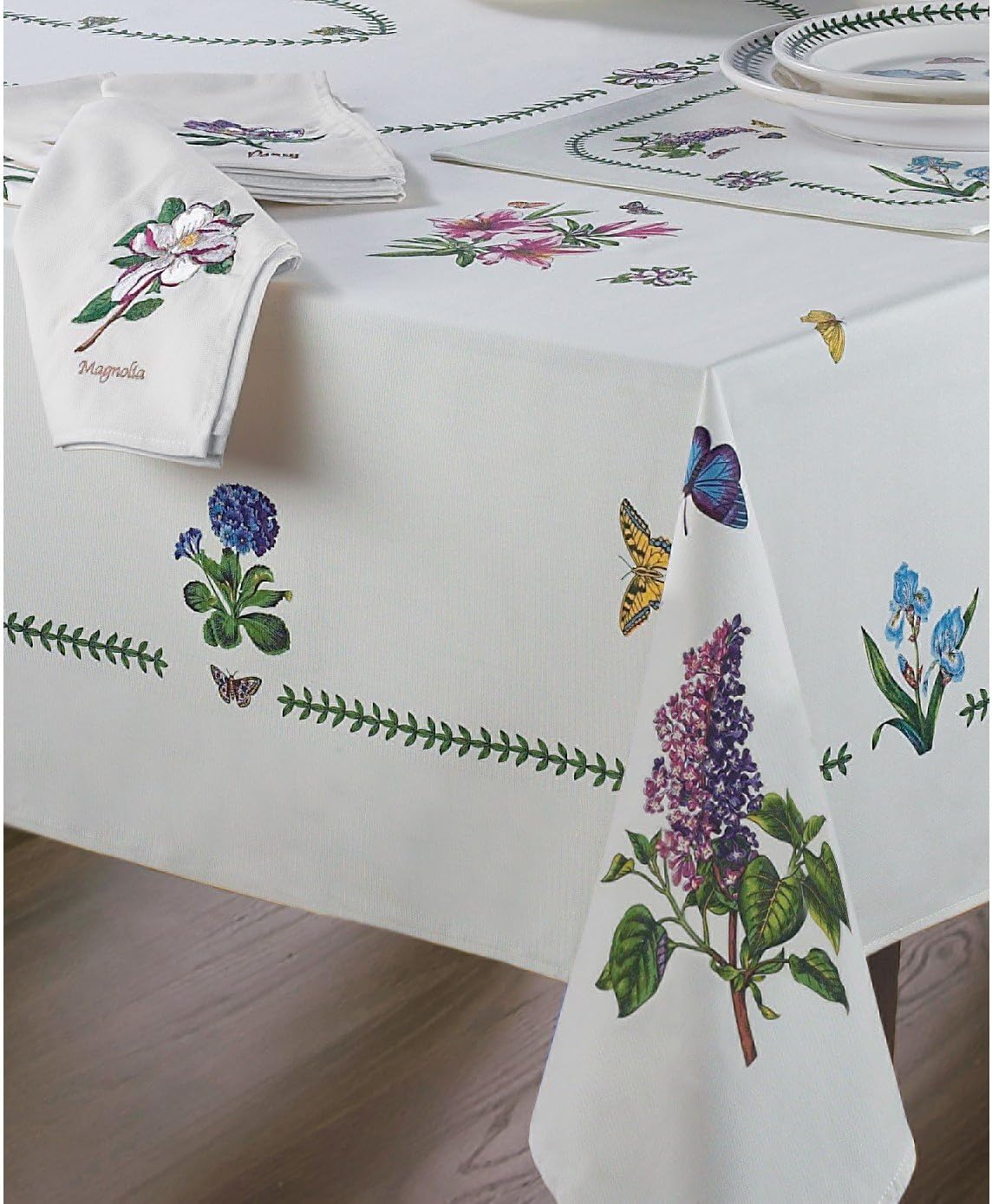 Portmeirion Avanti Linens Botanic Garden 60X120 Masa Örtüsü, Fildişi