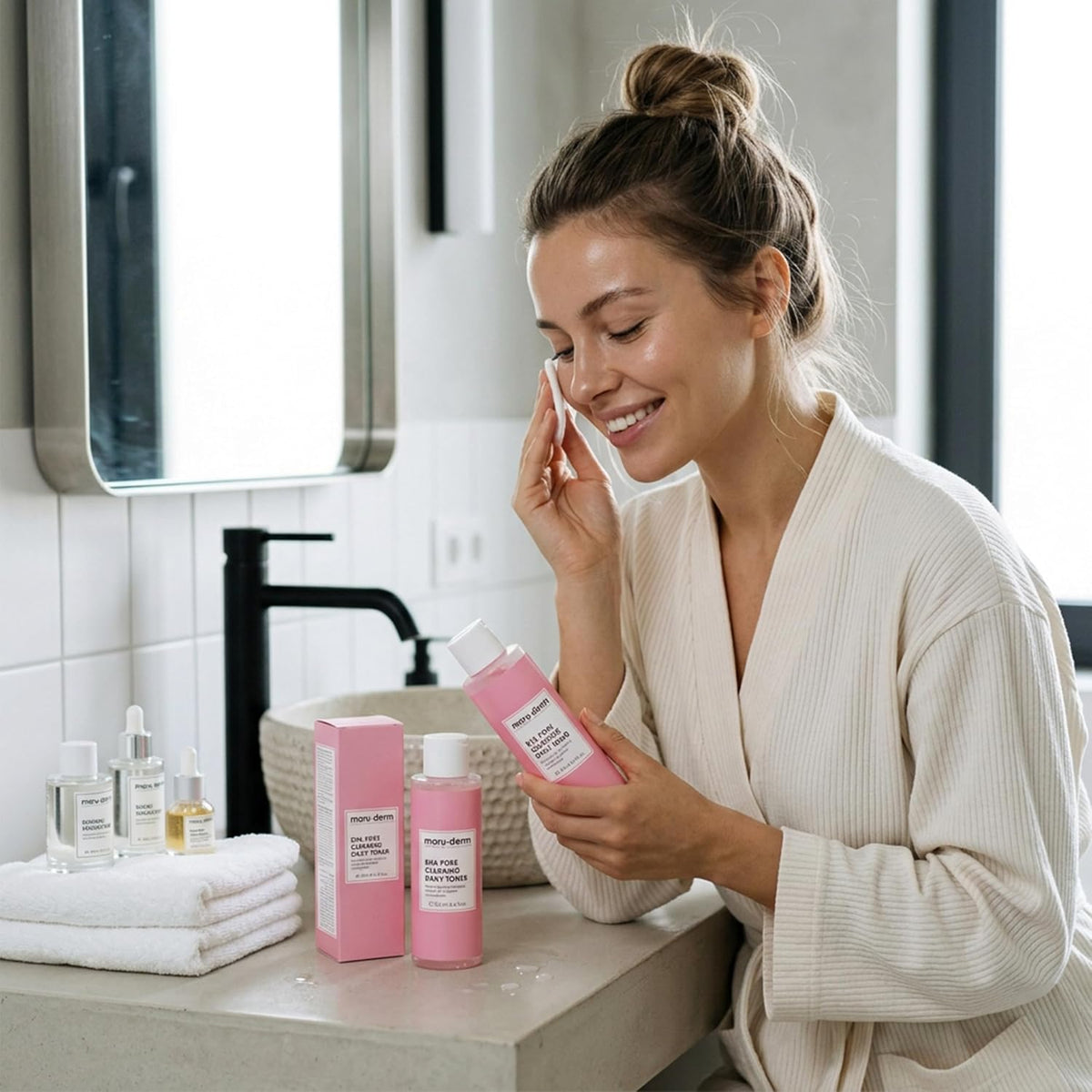 Maruderm Salisilik Asit%2 Tonik – Gözenek Görünümü ve Siyah Nokta Karşıtı Arındırıcı Cilt Bakım Toniği, Niasinamid & Papatya ile, 250 ML