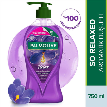 Palmolive Aroma Sensations So Relaxed Lavanta ve Ylang Ylang Yağları Aromatik Banyo ve Duş Jeli (750 ml)