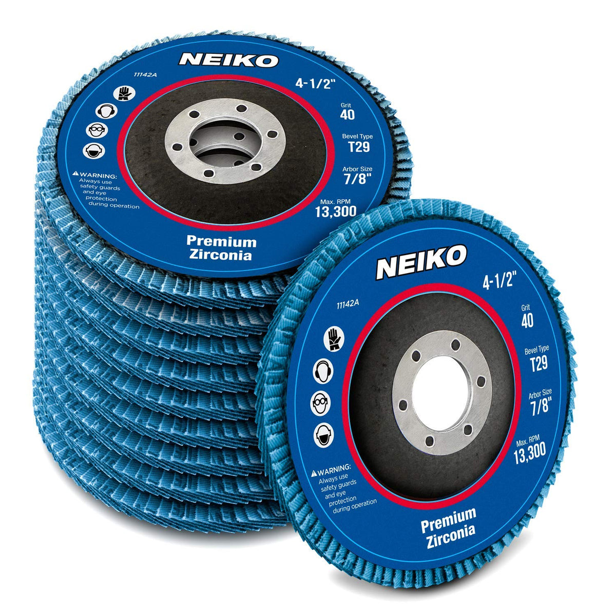 Neiko 11142A Flap Disc, Konik Tip 29, 40 Grit
