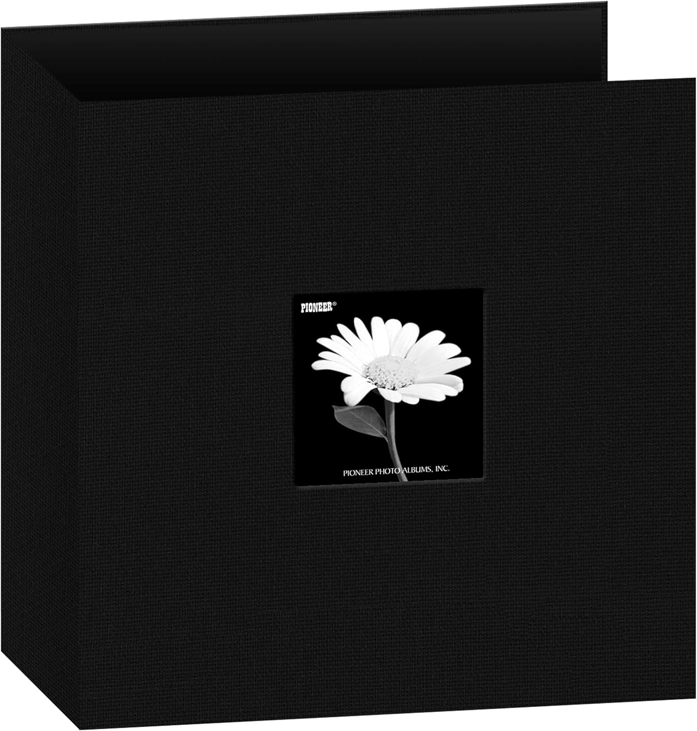Photo Albums 3-Ring Fabric 8.5"X11"-Black -T811CBF-BK