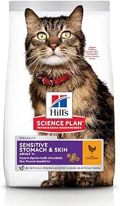 Hills Science Plan Hassas Sindirim ve Deri Yapısı için Tavuklu Yetişkin Kedi Maması 1.5 Kg