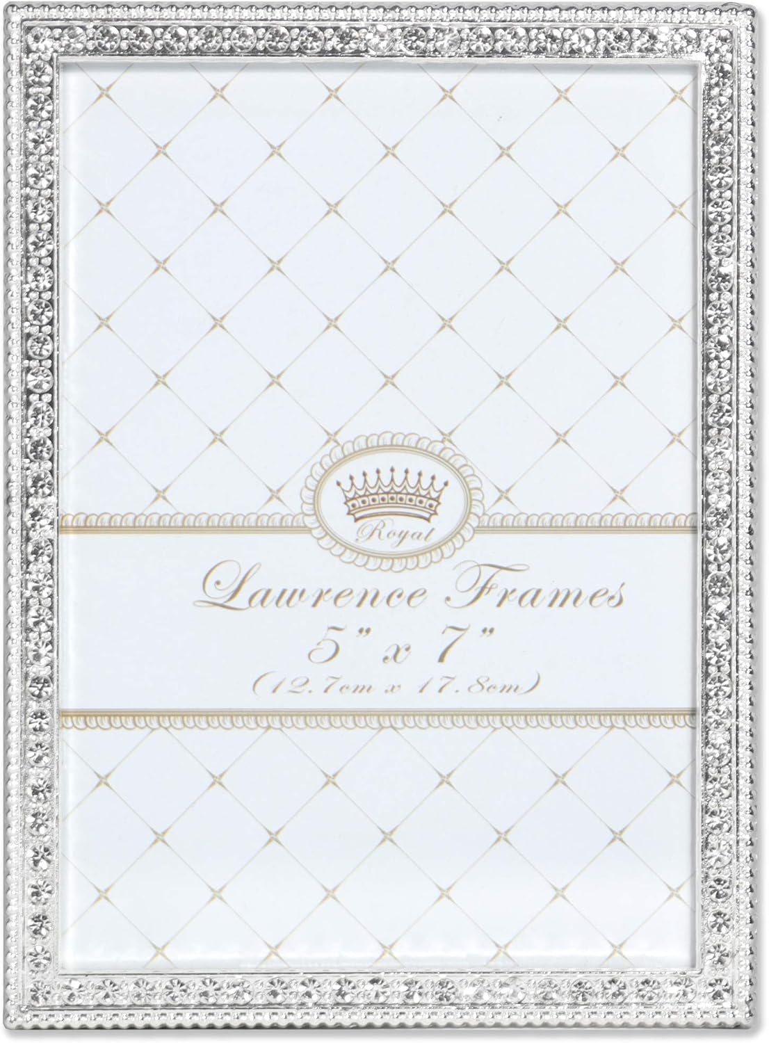 Lawrence Frames 5x7 Sarah Gümüş Metal Kristal Resim Çerçevesi