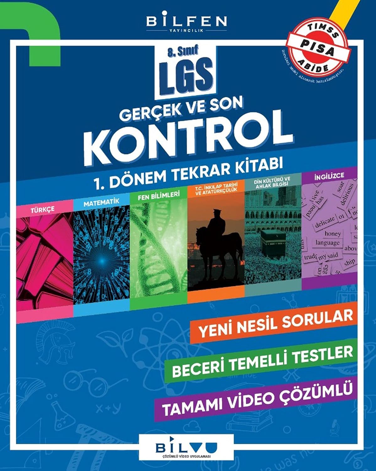 8. Sınıf LGS 1. Dönem Gerçek ve Son Kontrol Tekrar Kitabı