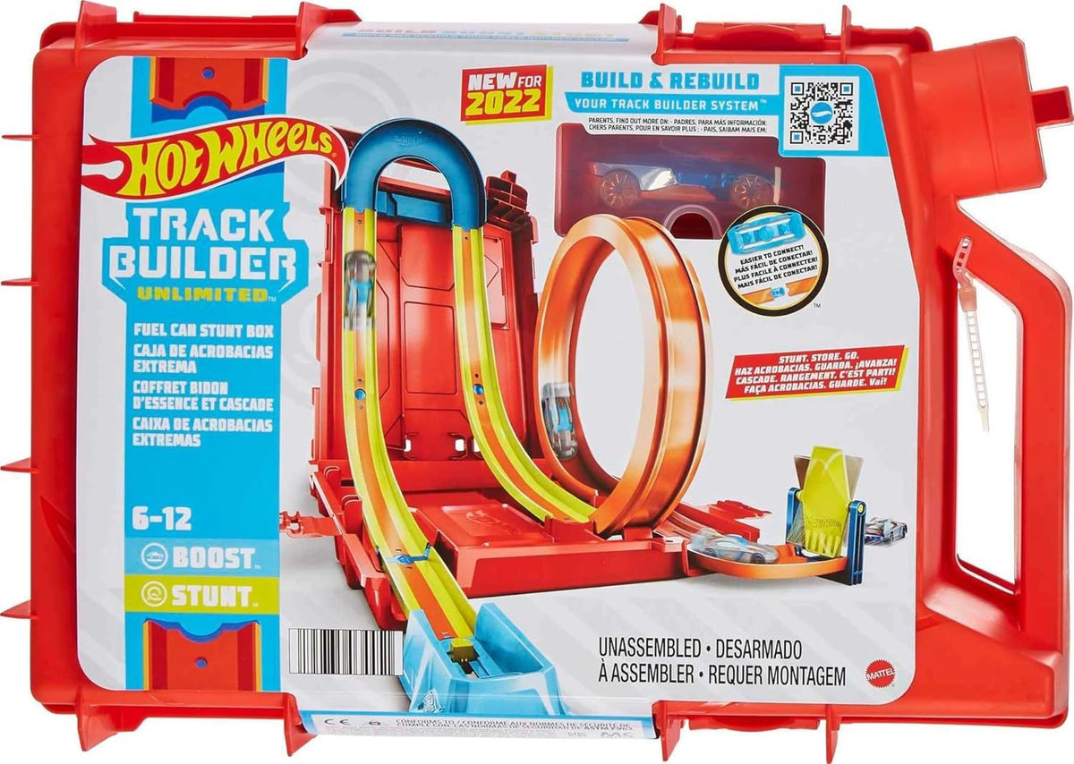 Track Builder Unlimited™ Benzin Bidonu Akrobasi Seti Track Builder Unlimited™ Benzin Bidonu Akrobasi Seti, 6 yaş ve üzeri çocuklar için hediye HDX78