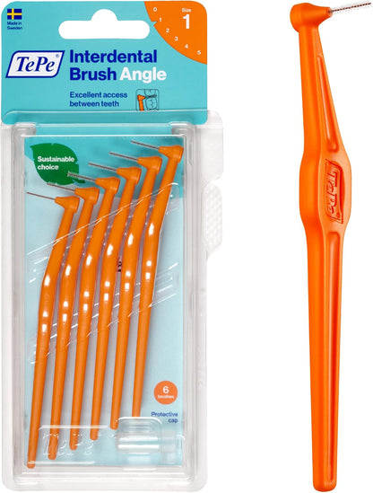 Angel 0.45 MM - TURUNCU Diş Arayüz Fırçası (1x 6 Adet)
