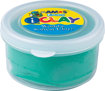 Amos Ic30P6 Proje Hamuru-I Clay 30Gr 6 Li Pet, 6 Renk Karışık, 30 Gram