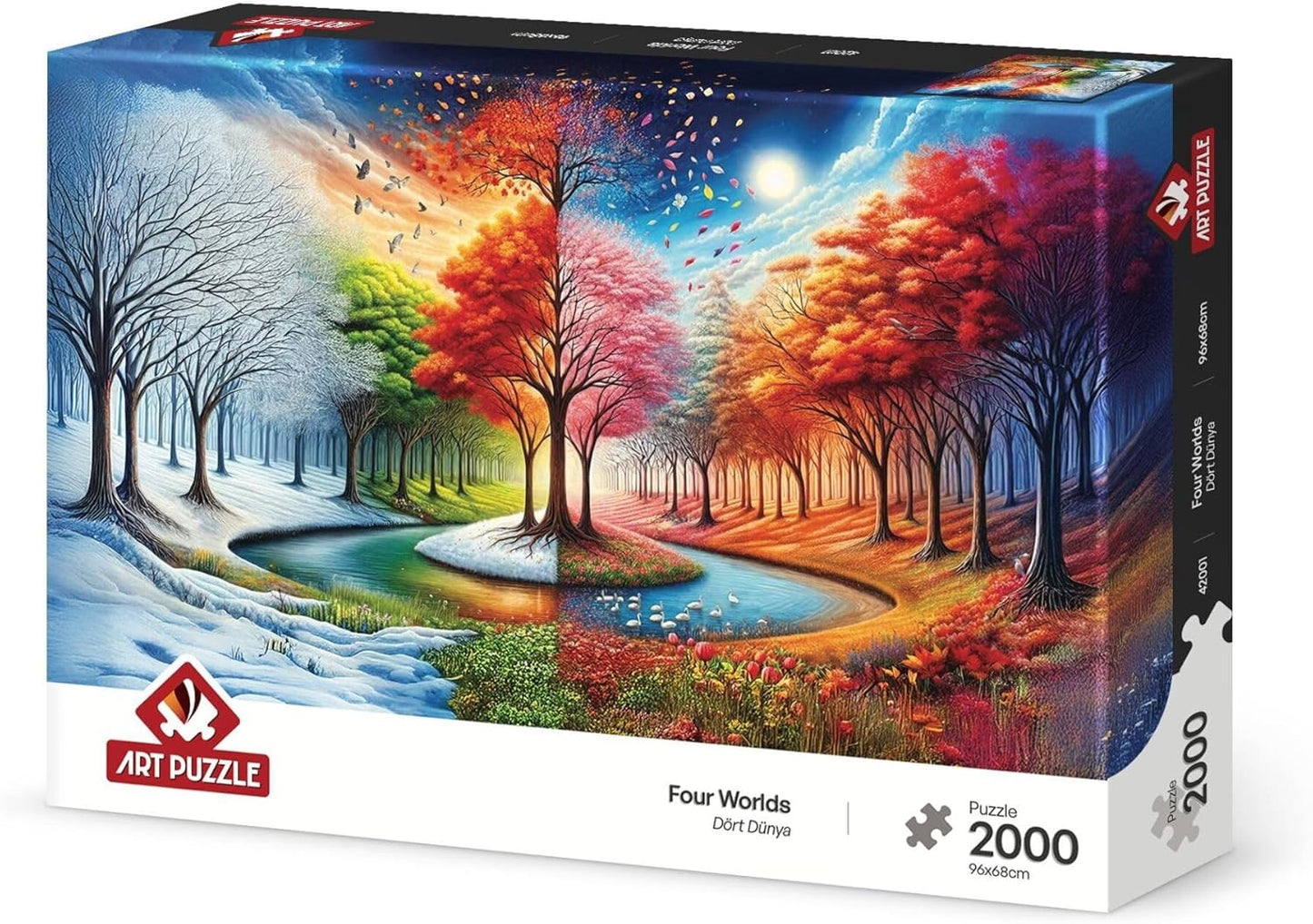 Dört Dünya 2000 Parça Puzzle