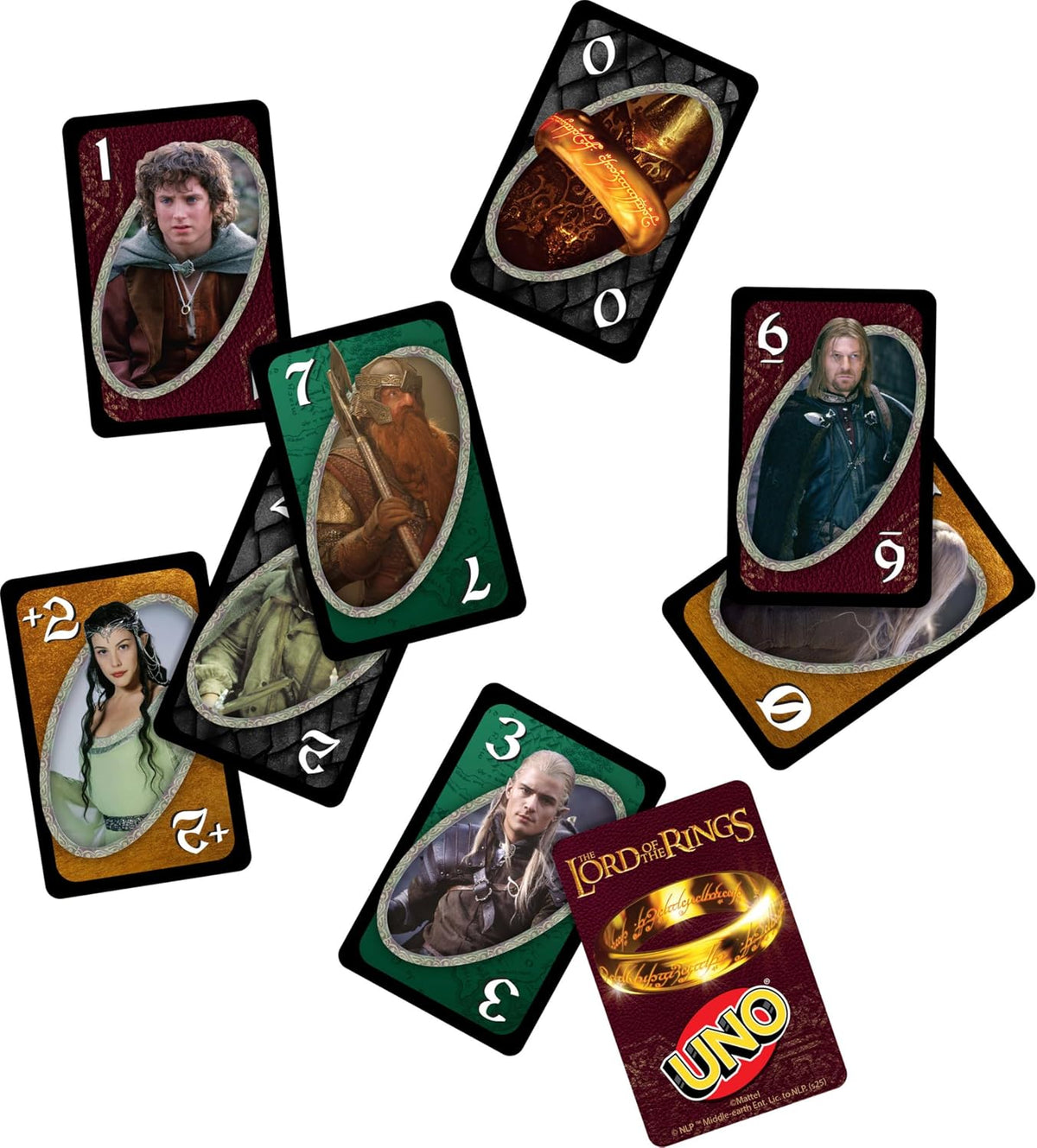 Mattel Games UNO Lord of the Rings Kartlar JMF13