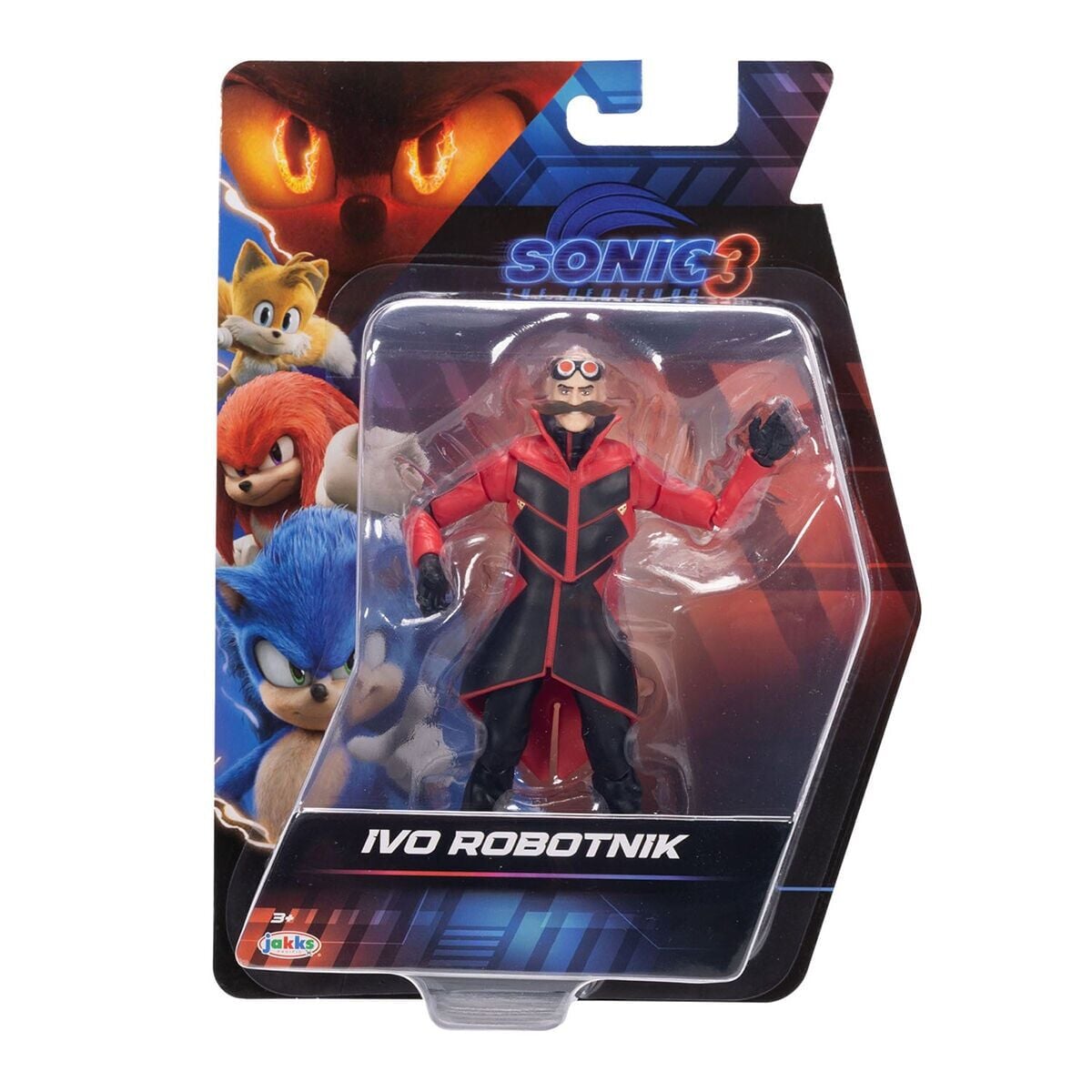 JKSON42398 Sonic 3 Movie Ivo Robotnik Figür 13 cm
