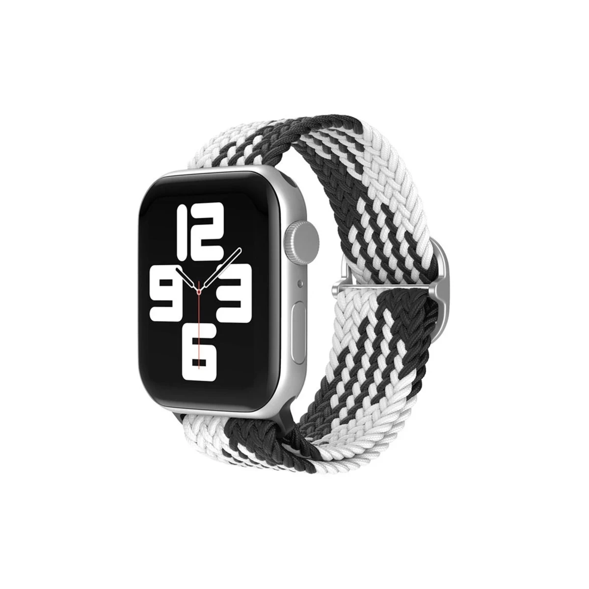 Apple Watch 42mm Star Kordon - Siyah-Beyaz