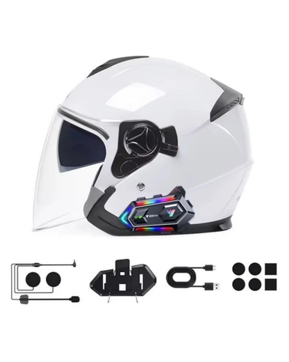 BT5.3 Motosiklet Kask İletişim Sistemi Çift Telefon Destekli