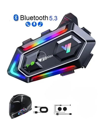 Motosiklet Kaskı İçin Bluetooth Intercom Kulaklık Uzun Pil Ömrü